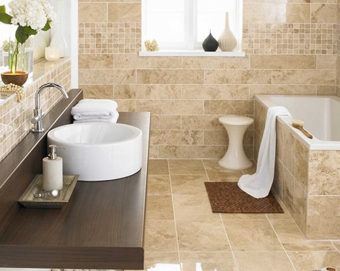 отделка стен мрамором